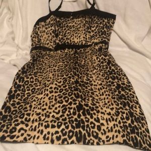 Animal print dress